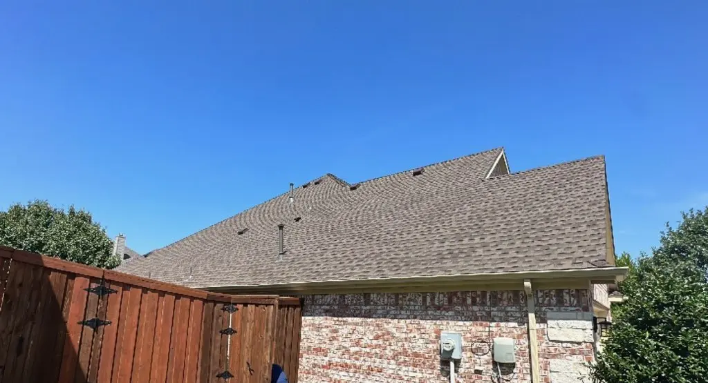 Completed roof replacement project in Ellsworth